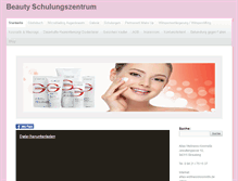 Tablet Screenshot of allas-wellnesskosmetik.de